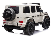 2026 Platinum XXL Mercedes G63 2x24V/4WD Kids Ride On Car with MP4, Rubber EVA Wheels & Leather Seats