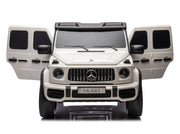 2026 Platinum XXL Mercedes G63 2x24V/4WD Kids Ride On Car with MP4, Rubber EVA Wheels & Leather Seats