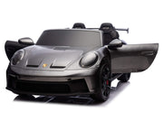2026 Licensed 24V Porsche 911 GT3 Kids Ride On Car 2 Seater Upgraded Silent Motors With RC