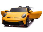 2026 Licensed 24V Porsche 911 GT3 Kids Ride On Car 2 Seater Upgraded Silent Motors With RC