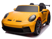 2026 Licensed 24V Porsche 911 GT3 Kids Ride On Car 2 Seater Upgraded Silent Motors With RC