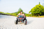 2026 XXL Dune Buggy 24V 2 Seater Kids Ride On Car 4x4 With Remote Control Adjustable Seat Rubber Tires