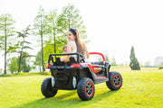 2026 XXL Dune Buggy 24V 2 Seater Kids Ride On Car 4x4 With Remote Control Adjustable Seat Rubber Tires