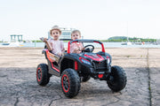 2026 XXL Dune Buggy 24V 2 Seater Kids Ride On Car 4x4 With Remote Control Adjustable Seat Rubber Tires