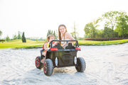 2026 XXL Dune Buggy 24V 2 Seater Kids Ride On Car 4x4 With Remote Control Adjustable Seat Rubber Tires