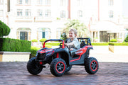 2026 XXL Dune Buggy 24V 2 Seater Kids Ride On Car 4x4 With Remote Control Adjustable Seat Rubber Tires
