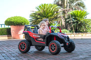 2026 XXL Dune Buggy 24V 2 Seater Kids Ride On Car 4x4 With Remote Control Adjustable Seat Rubber Tires