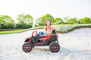 2026 XXL Dune Buggy 24V 2 Seater Kids Ride On Car 4x4 With Remote Control Adjustable Seat Rubber Tires