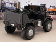 2026 24V Ultimate XXL Mercedes Benz Zetros 2 Seater Kids Ride On Truck, EVA Rubber Foam Titres, Leather Seat with Remote Control