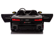 2026 Licensed 24V Audi R8 Spyder 2 Seater Ride on Car, 200W Brushless Motor, Leather Seat, Inflatable Tires, Up to 9 mph