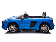 2026 Licensed 24V Audi R8 Spyder 2 Seater Ride on Car, 200W Brushless Motor, Leather Seat, Inflatable Tires, Up to 9 mph
