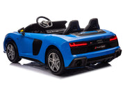 2026 Licensed 24V Audi R8 Spyder 2 Seater Ride on Car, 200W Brushless Motor, Leather Seat, Inflatable Tires, Up to 9 mph