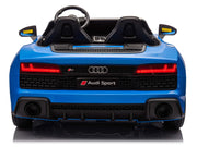 2026 Licensed 24V Audi R8 Spyder 2 Seater Ride on Car, 200W Brushless Motor, Leather Seat, Inflatable Tires, Up to 9 mph