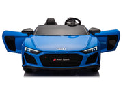 2026 Licensed 24V Audi R8 Spyder 2 Seater Ride on Car, 200W Brushless Motor, Leather Seat, Inflatable Tires, Up to 9 mph