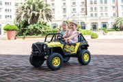 2025 24V Raider Jeep 2 Seater Wrangler Style 4x4 Kids Ride On Cars With Remote Control