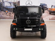 2026 24V Ultimate XXL Mercedes Benz Zetros 2 Seater Kids Ride On Truck, EVA Rubber Foam Titres, Leather Seat with Remote Control