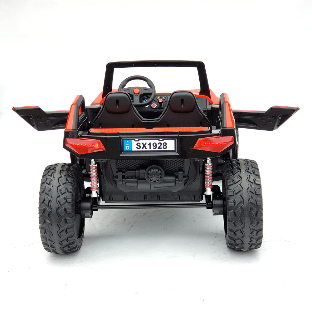 peg perego dune buggy 2 Seats Kids XXL Edition 4X4 Dune Buggy 24V Ride On UTV With Rubber Wheels and RC White