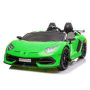 Official Upgraded 24V Lamborghini SVJ Drifting Kids Ride-On 2 seater Car With RC