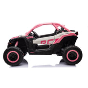 2025 Officially Licensed 2x24V LX Performance Can-Am Maverick 4WD Edition 2-Seater Pack Kids Ride on Buggy Eva Wheels Leather Seats RC