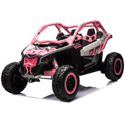 2025 Officially Licensed 2x24V LX Performance Can-Am Maverick 4WD Edition 2-Seater Pack Kids Ride on Buggy Eva Wheels Leather Seats RC