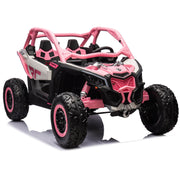 2025 Officially Licensed 2x24V LX Performance Can-Am Maverick 4WD Edition 2-Seater Pack Kids Ride on Buggy Eva Wheels Leather Seats RC