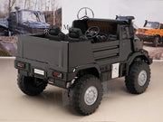 2026 24V Ultimate XXL Mercedes Benz Zetros 2 Seater Kids Ride On Truck, EVA Rubber Foam Titres, Leather Seat with Remote Control