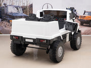 2026 24V Ultimate XXL Mercedes Benz Zetros 2 Seater Kids Ride On Truck, EVA Rubber Foam Titres, Leather Seat with Remote Control