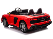 2026 Licensed 24V Audi R8 Spyder 2 Seater Ride on Car, 200W Brushless Motor, Leather Seat, Inflatable Tires, Up to 9 mph