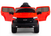 Official Chevrolet Silverado Truck 12V Kids Ride on One Seater Car With RC