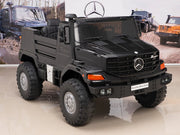 2026 24V Ultimate XXL Mercedes Benz Zetros 2 Seater Kids Ride On Truck, EVA Rubber Foam Titres, Leather Seat with Remote Control