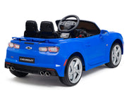 12V Chevrolet Camaro 2SS Kids Ride On One Seater Electric Car with Leather Seat, Rubber Tires and RC