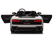 2026 Licensed 24V Audi R8 Spyder 2 Seater Ride on Car, 200W Brushless Motor, Leather Seat, Inflatable Tires, Up to 9 mph
