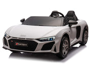 2026 Licensed 24V Audi R8 Spyder 2 Seater Ride on Car, 200W Brushless Motor, Leather Seat, Inflatable Tires, Up to 9 mph