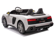 2026 Licensed 24V Audi R8 Spyder 2 Seater Ride on Car, 200W Brushless Motor, Leather Seat, Inflatable Tires, Up to 9 mph