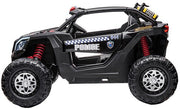 2026 24V Police Dune Buggy 2 Seater Ride On Car, Rubber Tires, Leather Seat With Remote Control