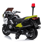 2025 24V Police Officer Kids Ride On Electric Motorcycle with Removable Stabilizing Wheels