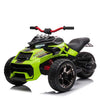2025 Upgraded 24V Spider Bike Kids Ride On 2 Seater Electric Motorcycle with Exclusive Partner RC