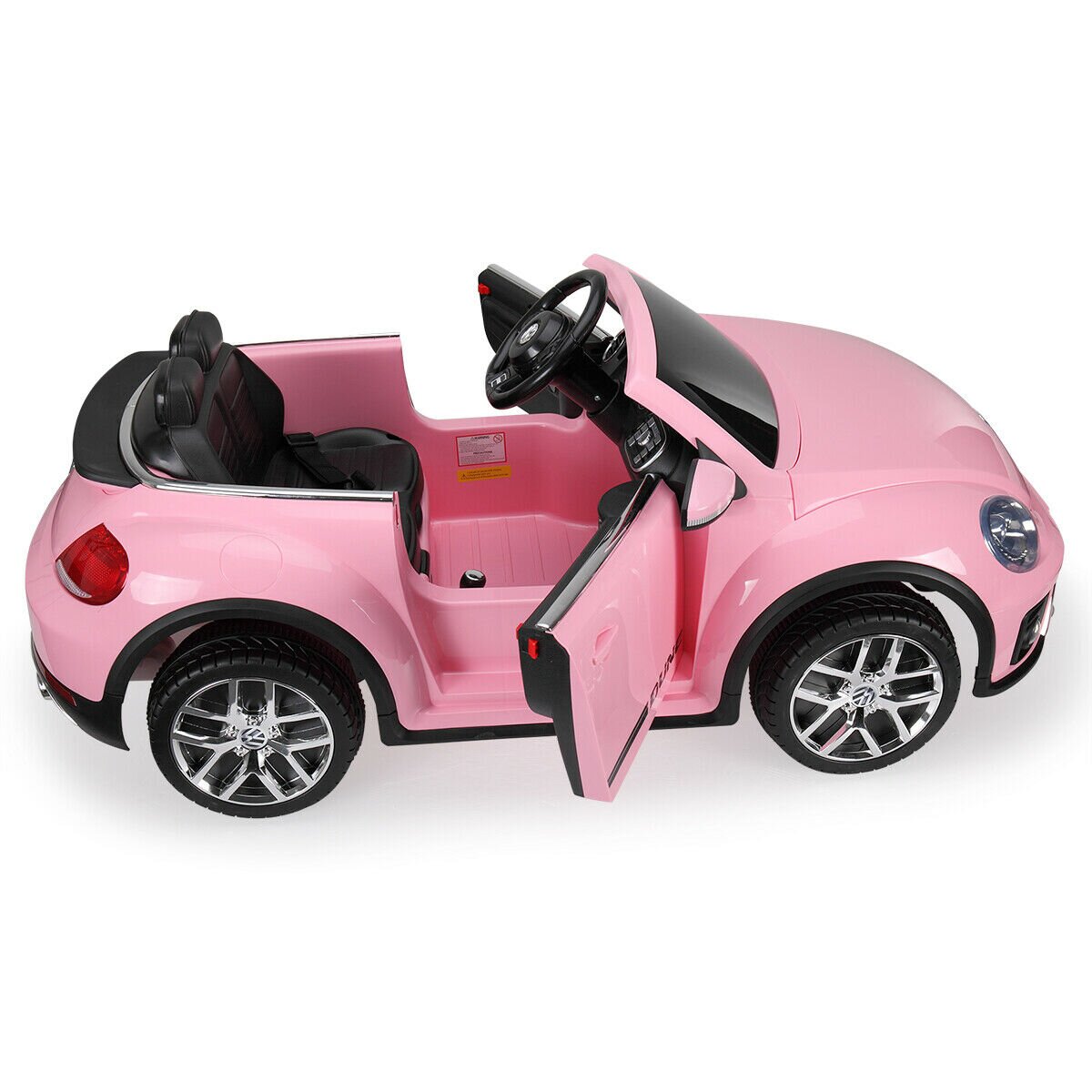 2024 12V Volkswagen Beetle Kids Ride On Car KINGTOYS.us