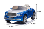 2023 12V Bentley Mulsanne one Seater Ride on Car with Remote Control