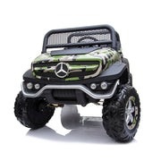 2024 24V Mercedes Benz Unimog 2 Seater Kids Ride On Cars With Remote Control