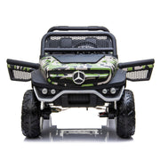 2024 24V Mercedes Benz Unimog 2 Seater Kids Ride On Cars With Remote Control