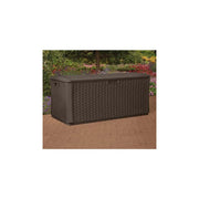 Suncast 134 Gal. Extra Large Wicker Deck Box - Java