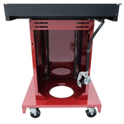 Barbecue Kenmore - 3 Burner Pedestal Grill BBQ with Foldable Side Shelves - RED