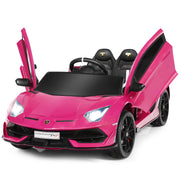 2025 12V Lamborghini Aventador SVJ Kids Ride On One Seater Electric Car with RC