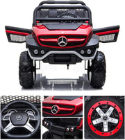 2023 12V Mercedes Benz Unimog 2 Seater Kids Ride On Car 4x4 With Remote Control