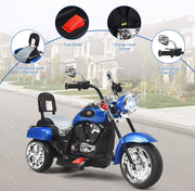 2025 Chopper Style Kids Ride On 3 Wheel Electric Trike Style Motorcycle