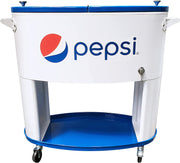 Permasteel Sporty Oval Patio Cooler Pepsi - 80QT