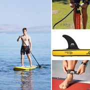 Aqua Marina Vibrant Youth iSUP - 2.44m/10cm with aluminum ACE paddle and safety leash