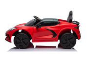 2025 12V Chevrolet Corvette C8  Kids Ride On One Seater Electric Car with RC