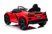 2025 12V Chevrolet Corvette C8  Kids Ride On One Seater Electric Car with RC